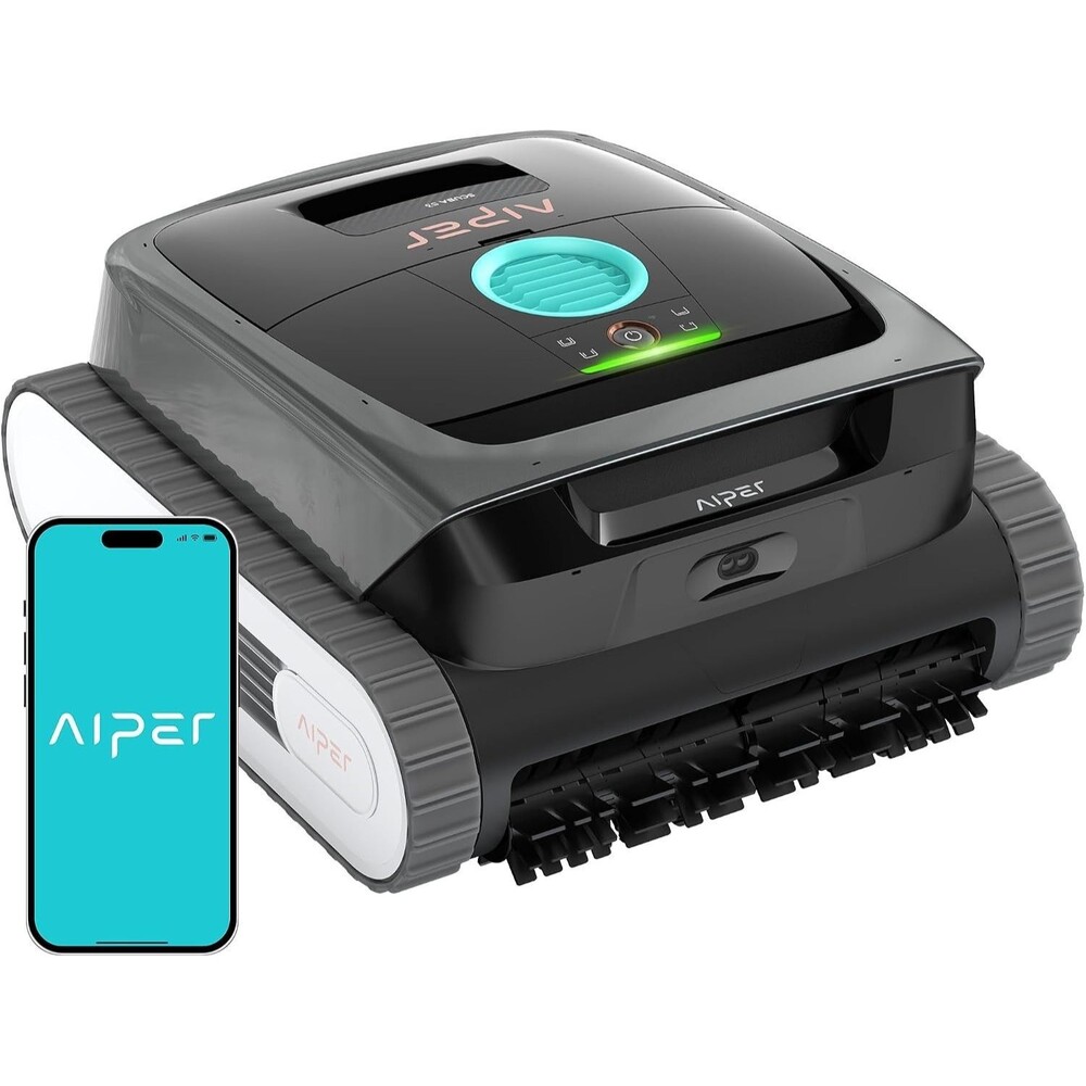 Aiper Scuba S3 Robotic Pool Cleaner with Smart Sensor & Path Planning, Waterline